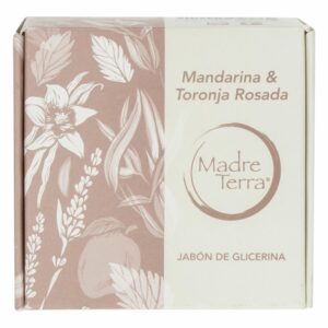 Jabón Natural Glicerina Mandarina Con Toronja Roja MADRE TERRA 100 G