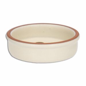 Cazuela Sin Asa Color Crema Mate MESTIZA Unidad