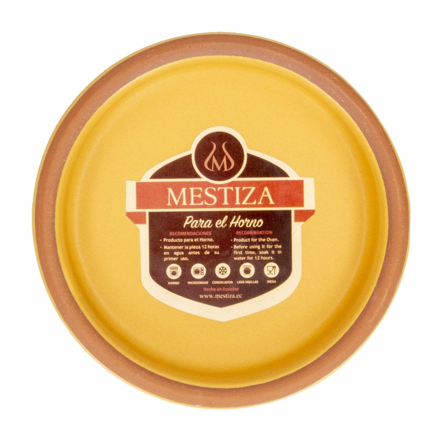 Cazuela Sin Asa Color Girasol Mate MESTIZA Unidad