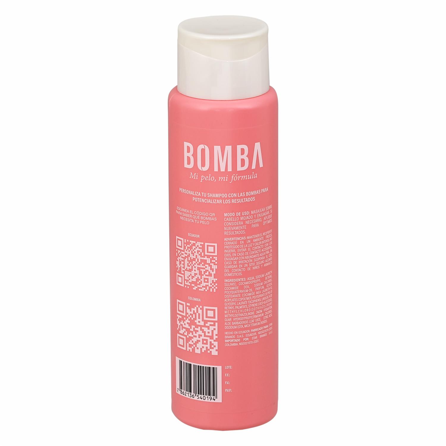 Shampoo De Cabello Bomba Mix Liso Perfecto BOMBA 370 Ml