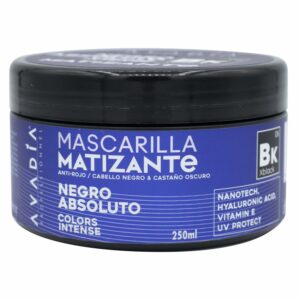 Mascarilla Capilar Matizante Negro Absoluto AVADÍA 250 Ml