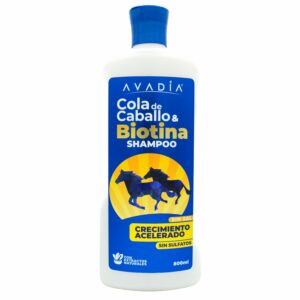 Shampoo Para Cabello Cola De Caballo & Biotina Crecimiento Acelerado AVADÍA 800 Ml