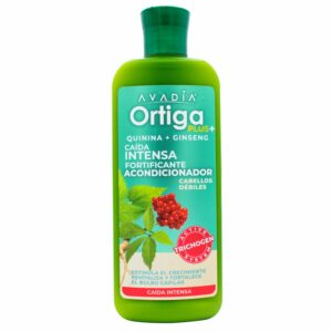 Acondicionador De Cabello Ortiga Plus Anticaída Fortificante Con Trichogen, Ortiga, Quinina Y Ginseng AVADÍA 400 Ml
