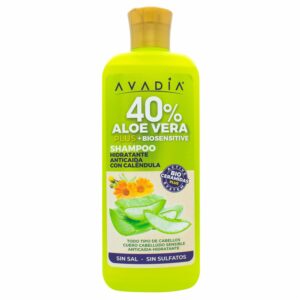 Shampoo Para Cabello Ortiga Plus Anticaída Biosensitive 40% Aloe Y Caléndula AVADÍA 400 Ml