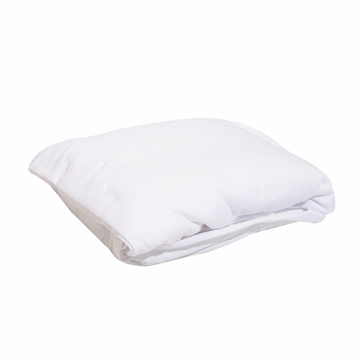 Juego De Sábanas Microfibra Blanca ZIBA HOME 2 Plazas