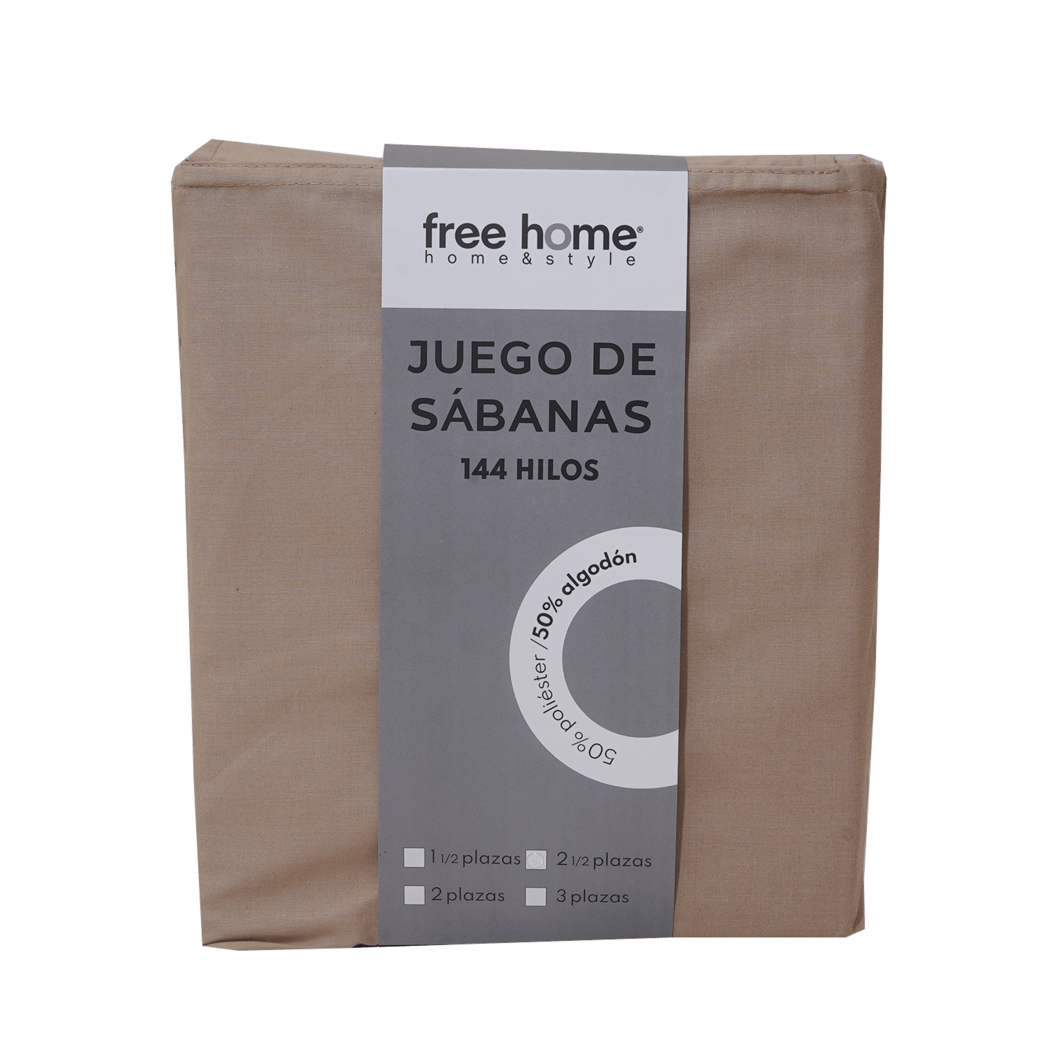 Juego De Sábanas Polialgodón Azul Claro ZIBA HOME