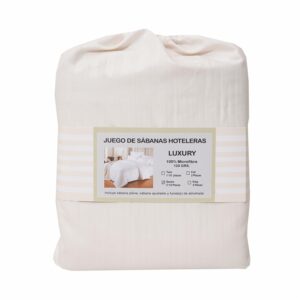Juego De Sábanas Beige LUXURY