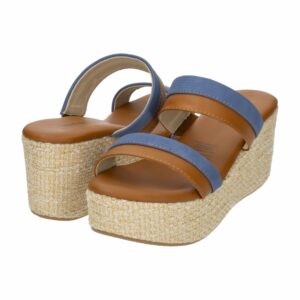 Sandalias Plataforma Yute Con Brillos TREND & STYLE