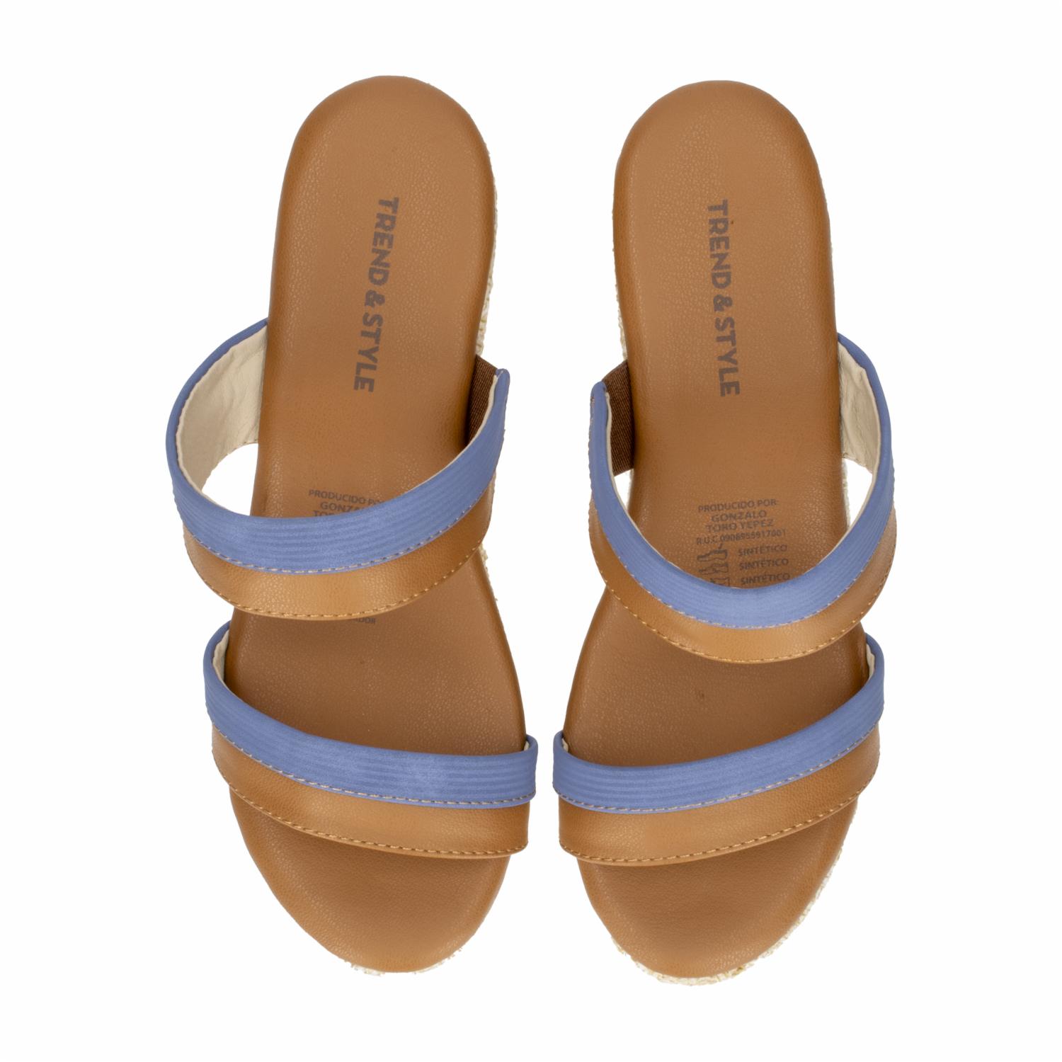 Sandalias Plataforma Yute Con Brillos TREND & STYLE - Imagen 2