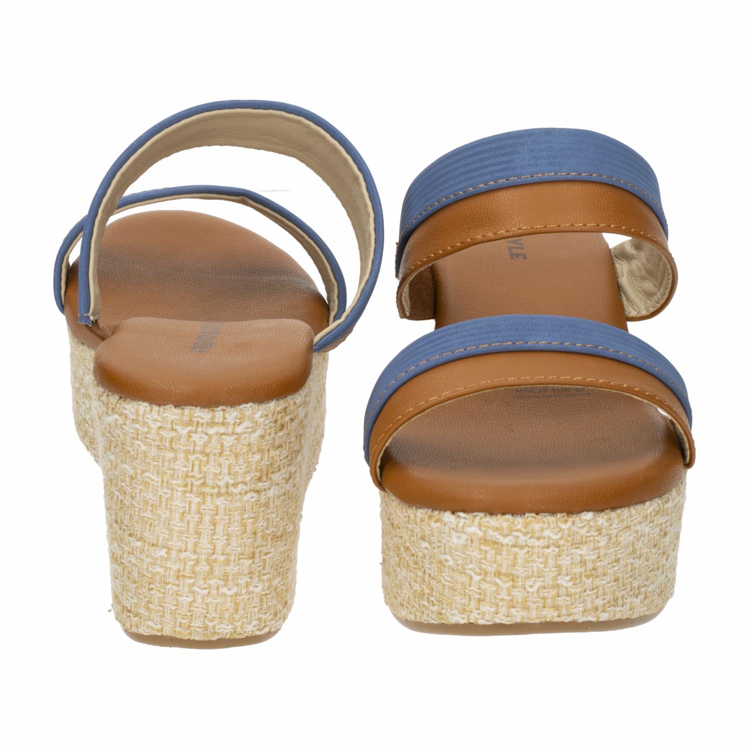 Sandalias Plataforma Yute Con Brillos TREND & STYLE - Imagen 3