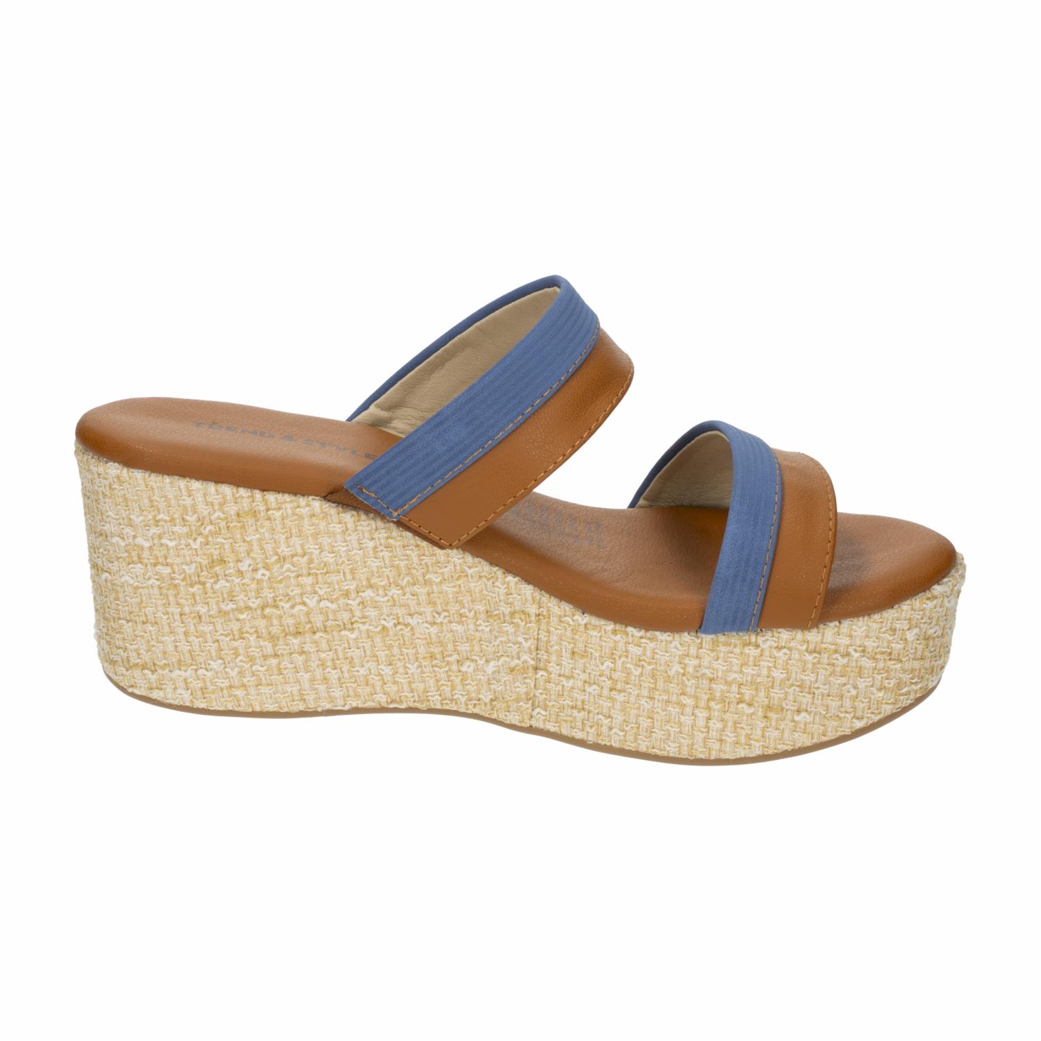 Sandalias Plataforma Yute Con Brillos TREND & STYLE - Imagen 4