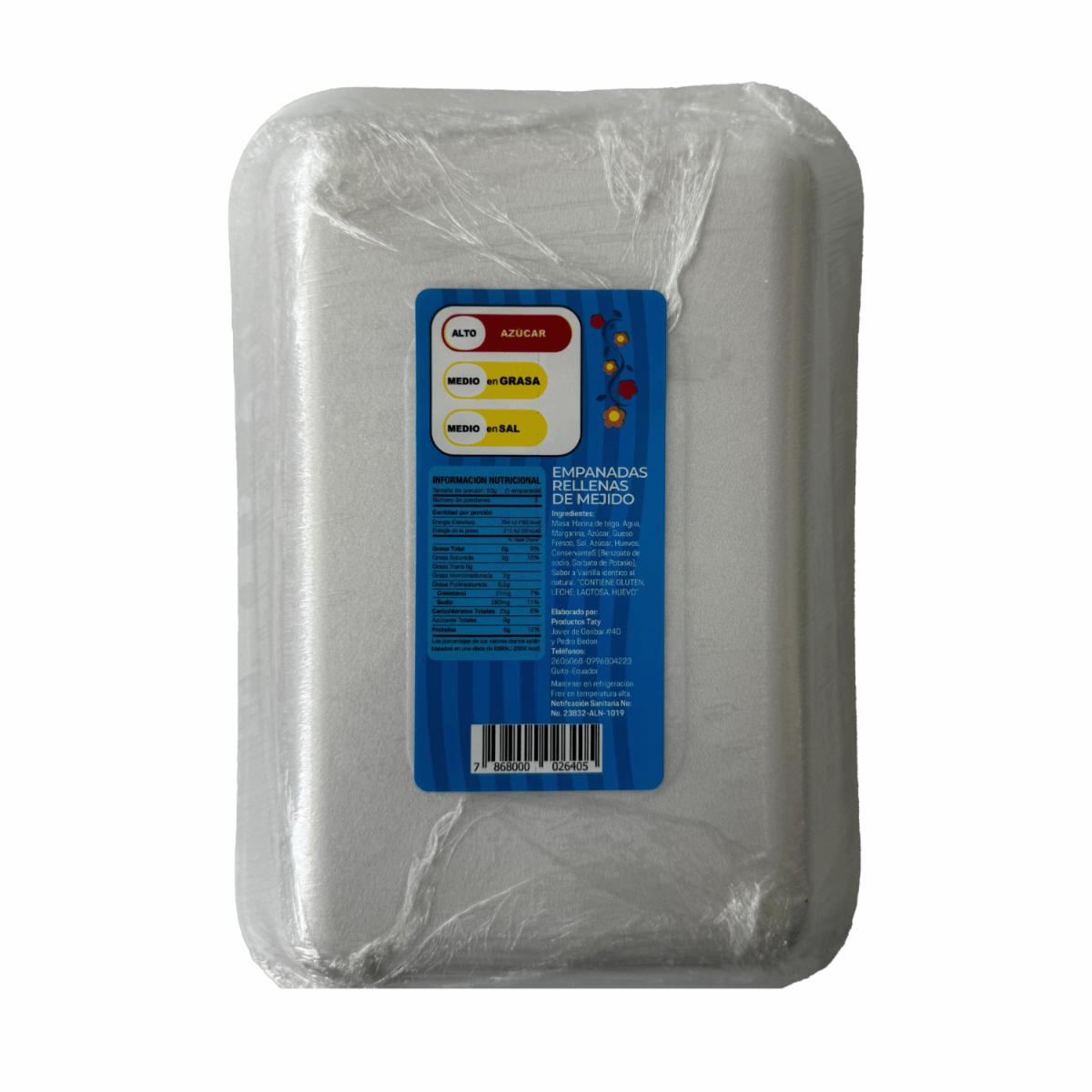 Empanadas Rellenas De Mejido Listas Para Freir TATY X 5 Uds 265 G