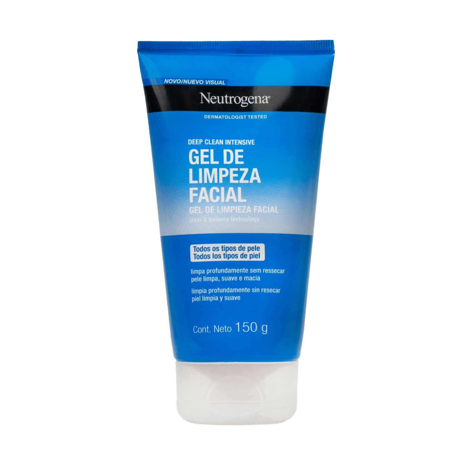 Gel Limpiador Facial Limpieza Profunda Deep Clean Intensive NEUTROGENA 150 G - Imagen 2