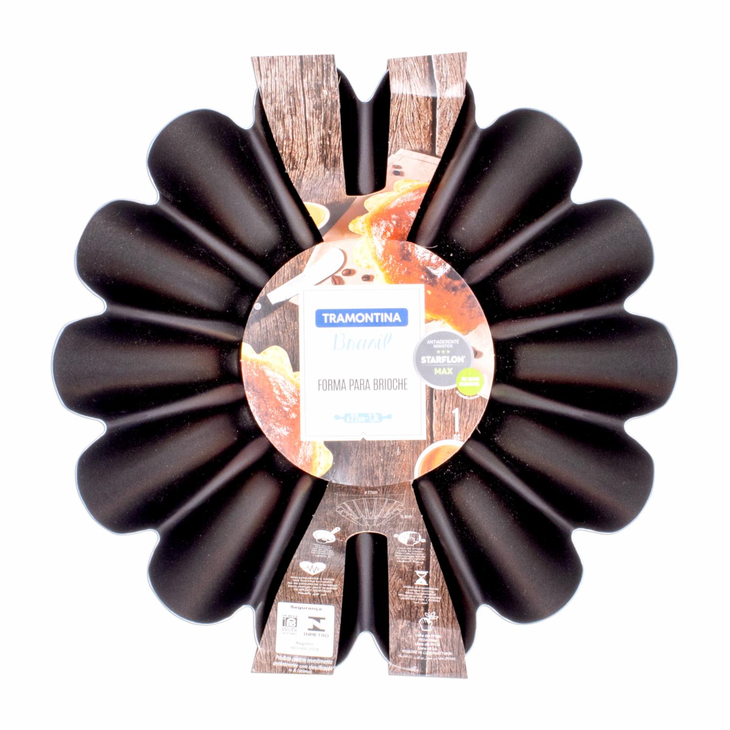 Molde Para Brioche Brasil TRAMONTINA 22 Cm - Imagen 2