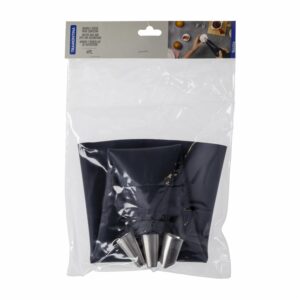 Manga Decorativa Negra TRAMONTINA 3 Boquillas