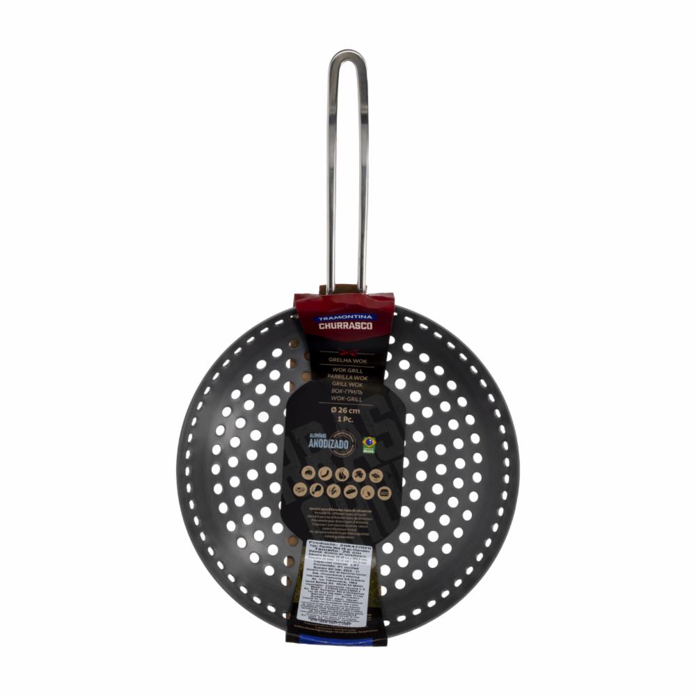 Wok Para Parrilla TRAMONTINA 26 Cm - Imagen 2