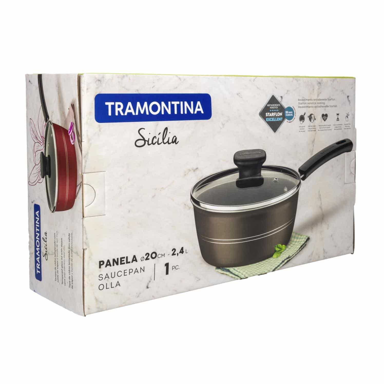 Olla Sicilia Café TRAMONTINA 20 Cm - Imagen 4