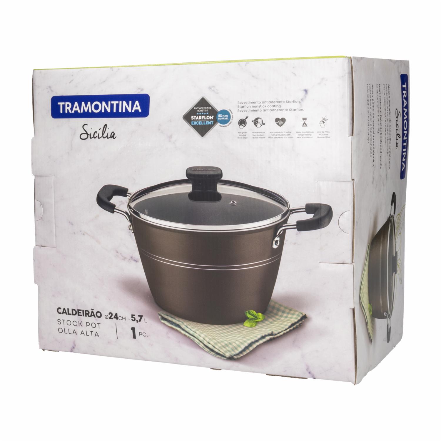 Olla Alta Sicilia Café TRAMONTINA 24 Cm