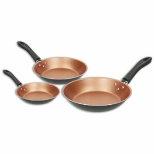 Juego De Sartenes Caribe Dorado TRAMONTINA 3 Piezas