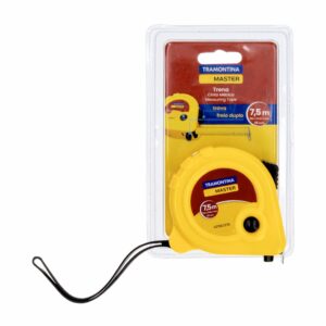 Cinta Métrica Tipo Flexómetro Color Amarillo TRAMONTINA 7,5 M