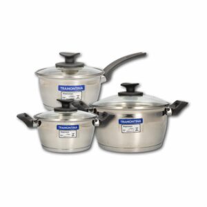 Batería De Cocina De inducción TRAMONTINA 3 Uds