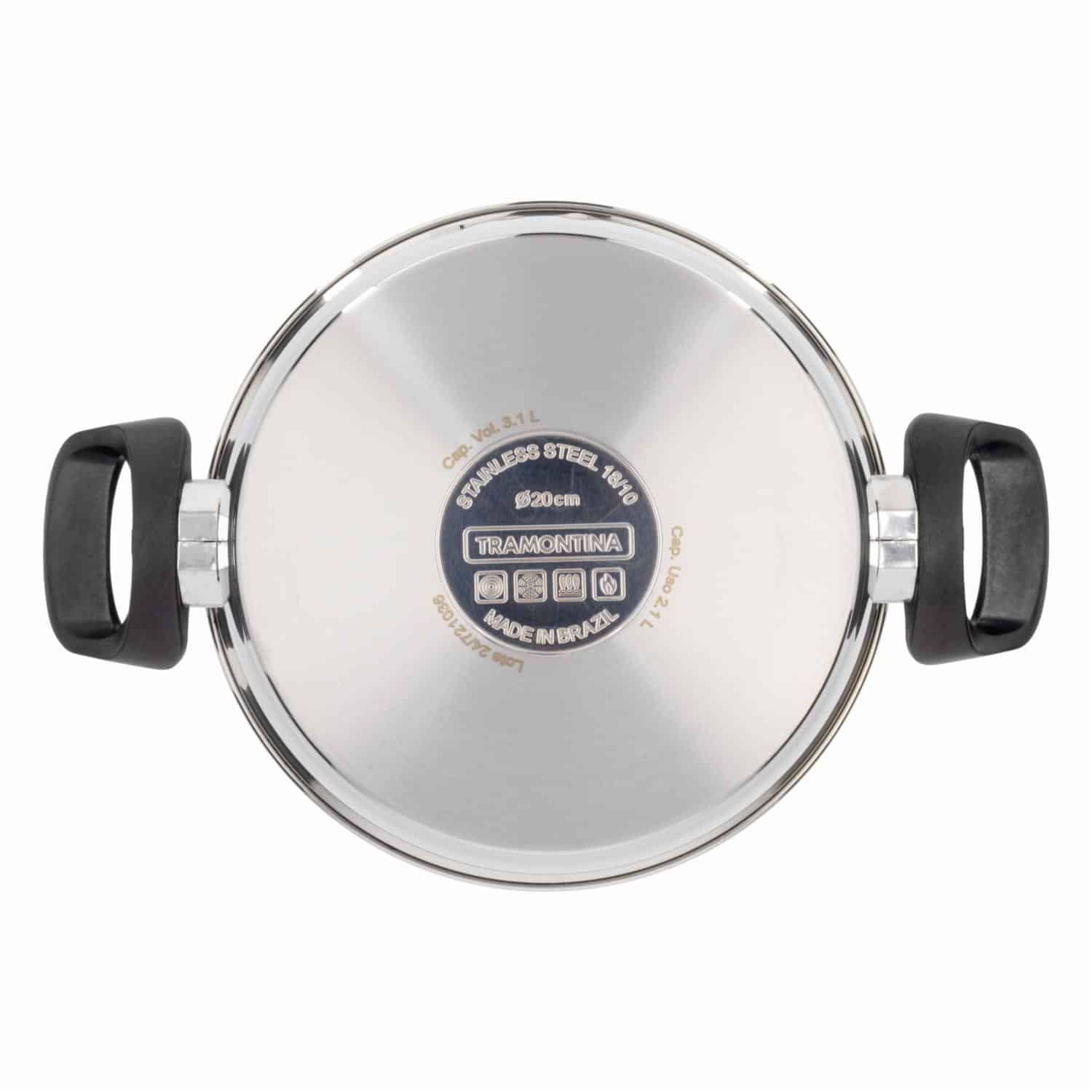 Olla De Inducción Profunda Modelo Alegra TRAMONTINA 20 Cm - Imagen 2