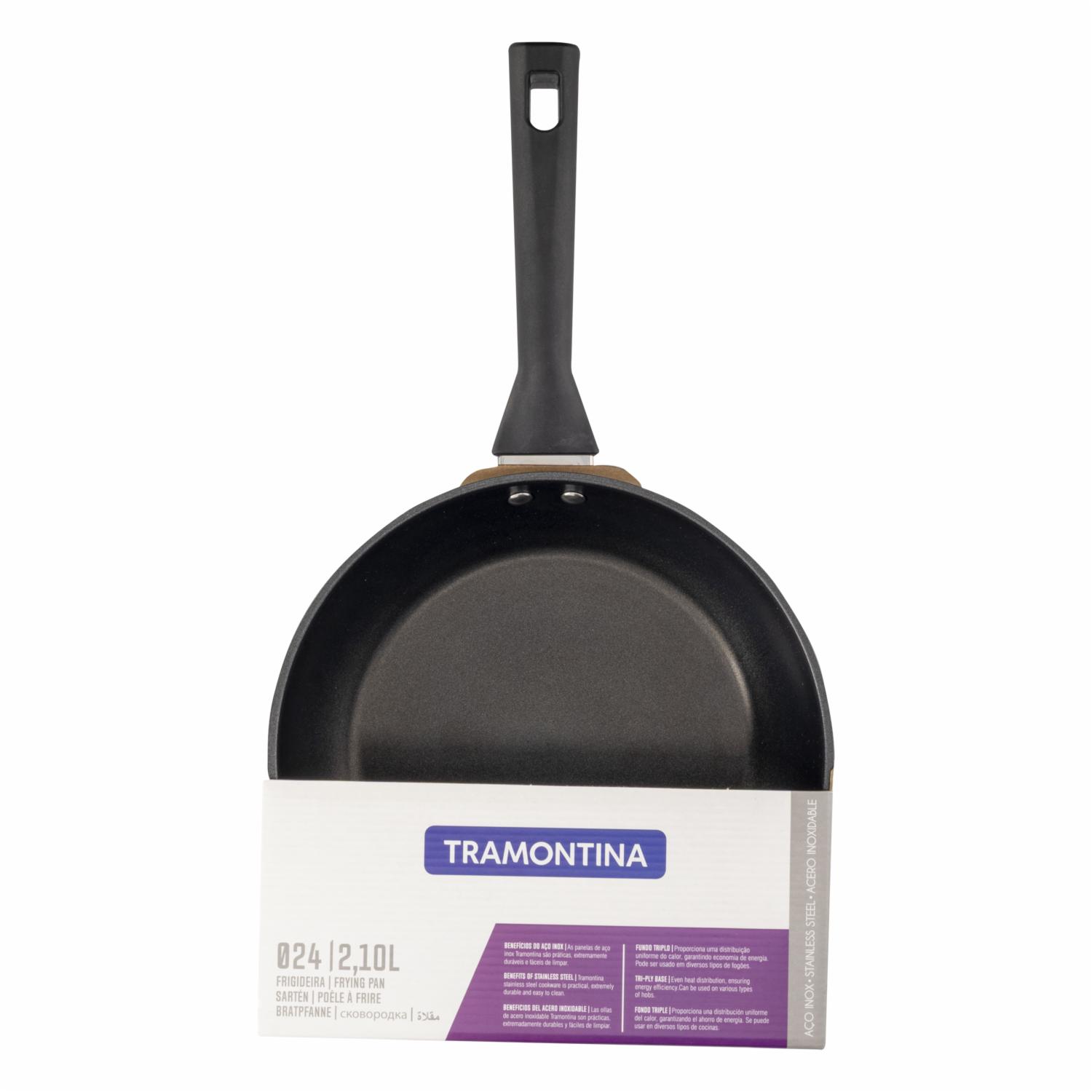 Sarten De Inducción Modelo Brava Bakelite Antiadherente TRAMONTINA 24 Cm