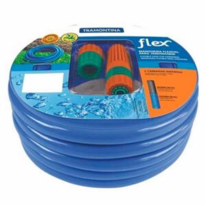 Manguera De Jardín Flex 25M Acople TRAMONTINA Unidad