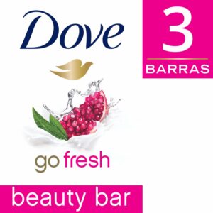 Jabón En Barra Revigorizante Con Extracto De Granada DOVE 3 X 90 G