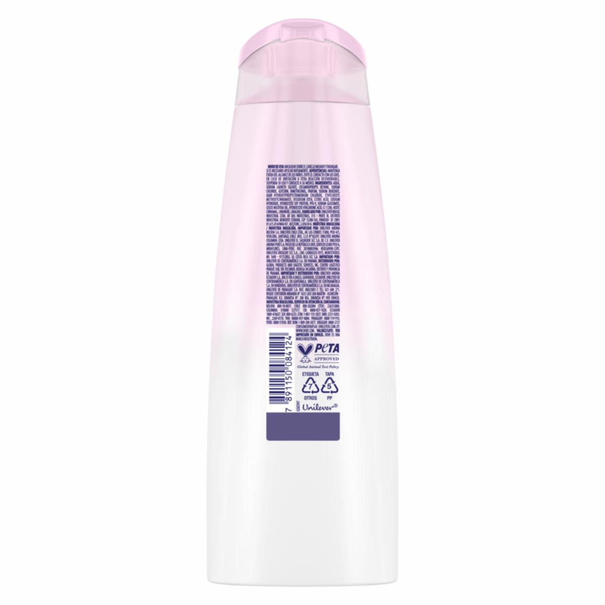 Shampoo Para Cabello Hidra Liso + Hialurónico DOVE 400 Ml - Imagen 2