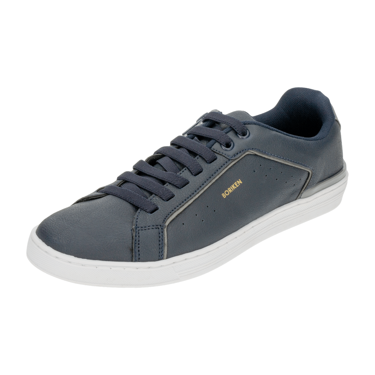 Zapatos Casual Con Cierre Azul Marino BORIKEN
