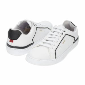 Zapato Casual Con Cierre Blanco BORIKEN