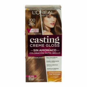 Tinte Para Cabello Creme Gloss Tono 700 Rubio Sin Amoníaco CASTING GLOSS L'ORÉAL 1 Kit