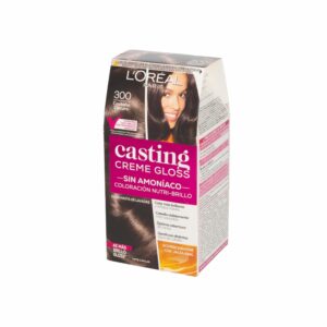 Tinte Para Cabello Creme Gloss Tono 300 Castaño Oscuro Sin Amoníaco CASTING GLOSS L'ORÉAL 1 Kit