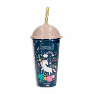 Vaso Para Milkshake Diseño Unicornio FUN KIDS Unidad