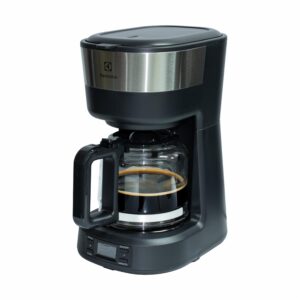 Cafetera Programable Cromada Con Negro ECM25 ELECTROLUX 30 Tazas