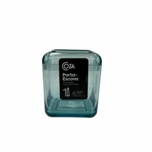 Porta Cepillos Plástico Verde Soft Cube COZA Unidad