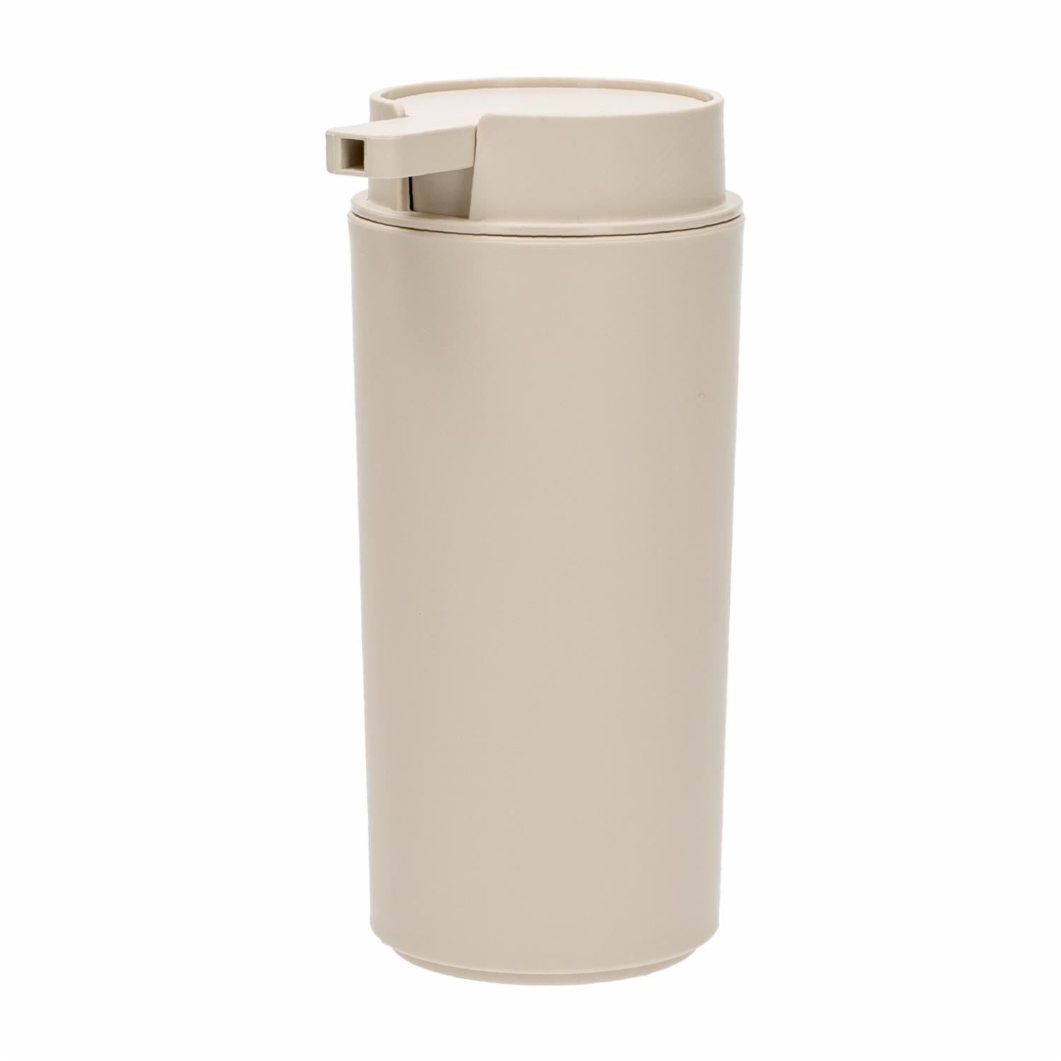 Dispensador De Jabón De Plástico Color Gris Claro COZA Unidad