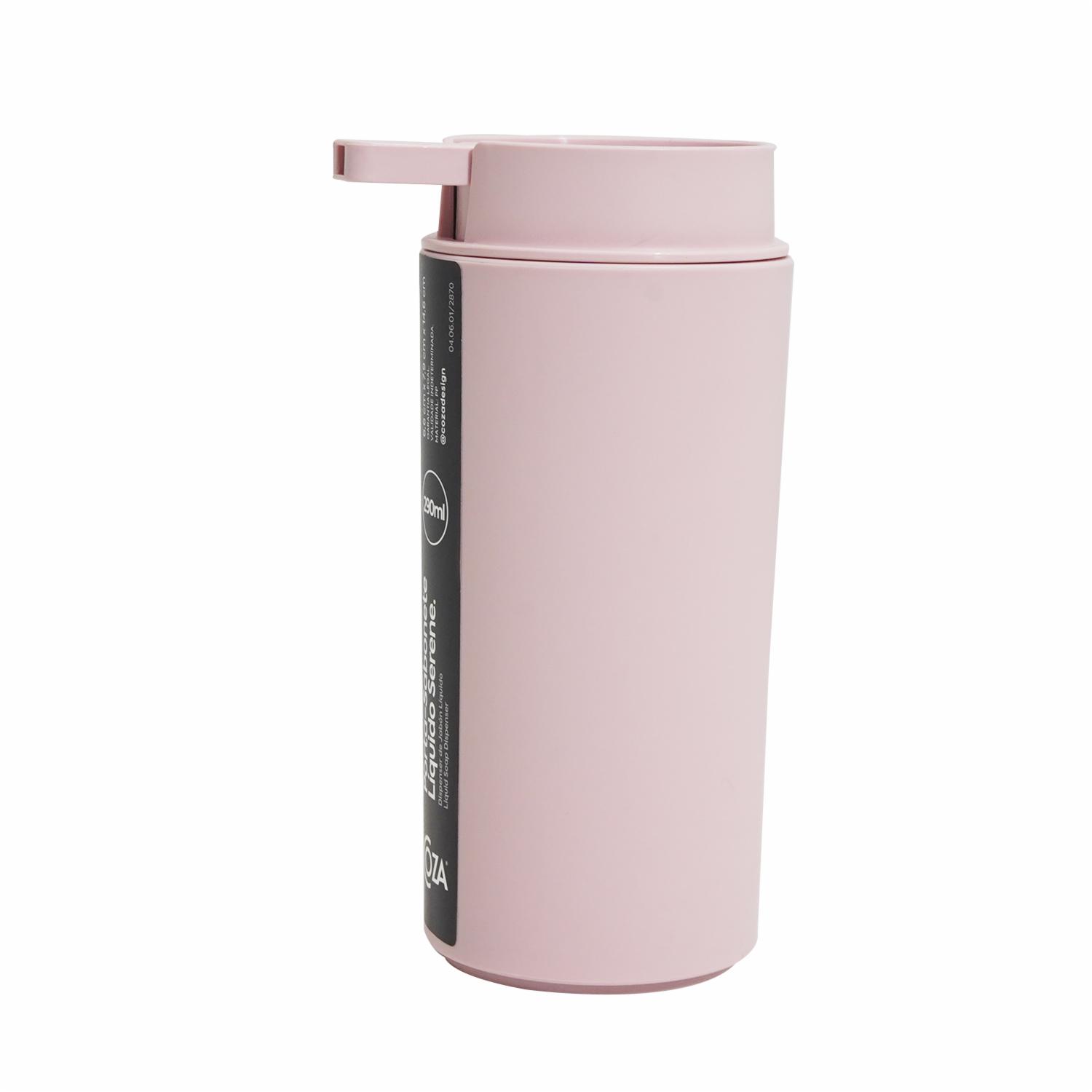 Dispensador De Jabón Plástico Color Rosa Clay Serene COZA Unidad