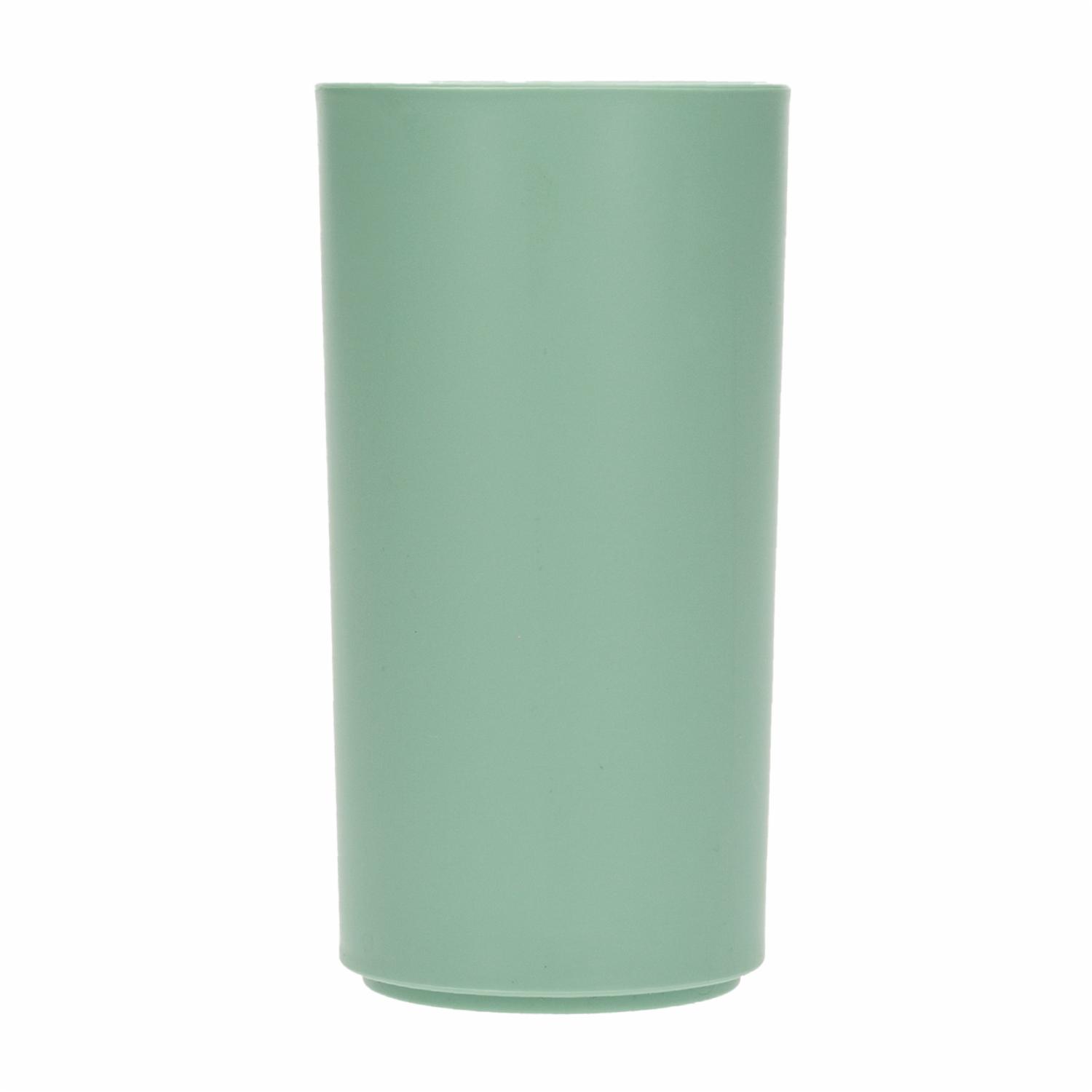 Vaso Porta Cepillos De Dientes De Plástico Color Verde Jade COZA 6,6 x 12,7 Cm