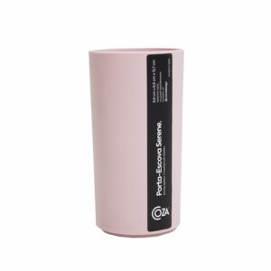 Porta Cepillos Plástico Color Rosa Clay Serene COZA Unidad