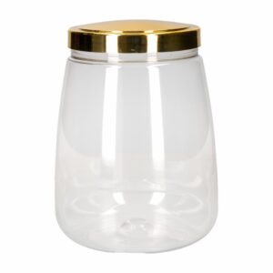 Frasco Tapa Cromado Dorado BANDEIRANTE 2,1 Litros