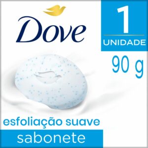 Jabón En Barra De Tocador Exfoliación Suave DOVE 90 G
