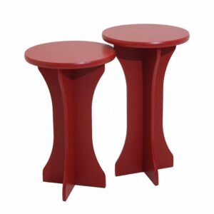 Mesa Auxiliar Luck Rojo ARTELY