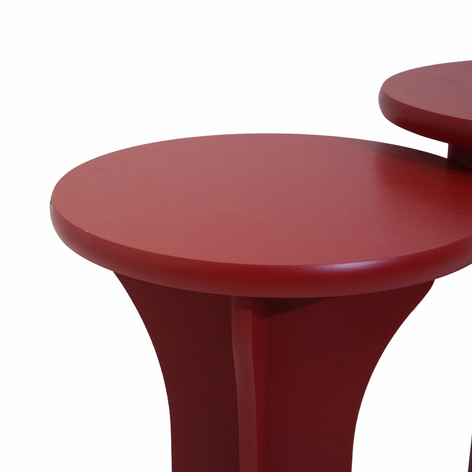 Mesa Auxiliar Luck Rojo ARTELY - Imagen 2