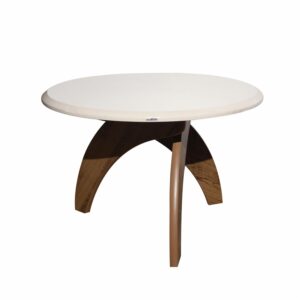 Mesa De Centro Jade Off White Con Pino ARTELY