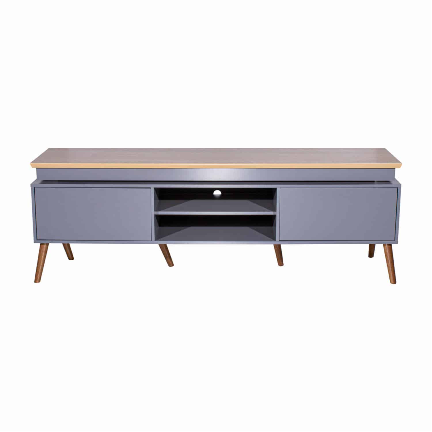 Rack De Tv Lumina Roble Grafito ARTELY