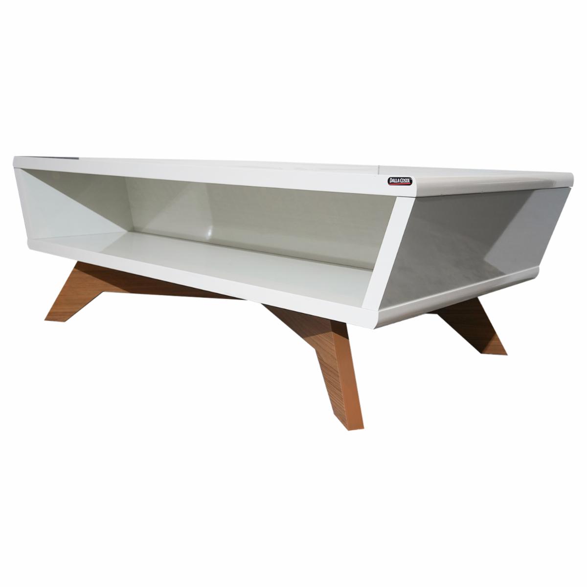 Mesa De Centro Blanco Freijo DALLA COSTA MDF - Imagen 4