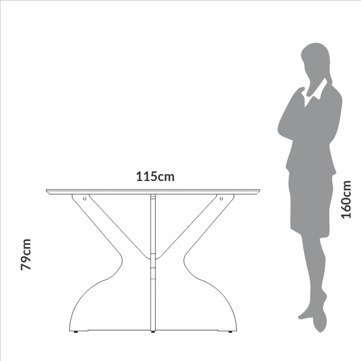Mesa De Comedor Redonda Blanco Modelo Tm12M Wj DALLA COSTA Mdf