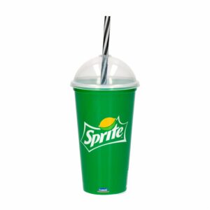 Vaso Plástico Shake Sprite Con Sorbete 500 Ml PLASÚTIL 1133